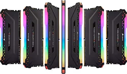 VENGEANCE® RGB PRO 32GB (2 x 16GB) DDR4 DRAM 3600MHz C18 Memory Kit — Black image