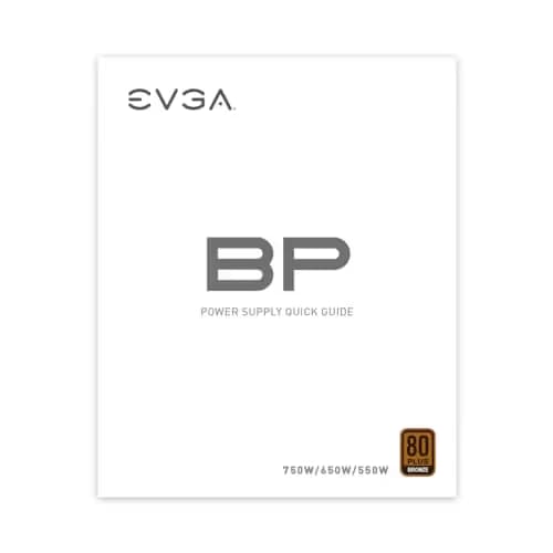 EVGA 750 BP Black 750W Non-Modular 80+ Bronze Certified ATX image
