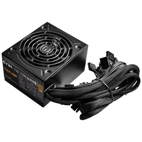 EVGA 750 BP Black 750W Non-Modular 80+ Bronze Certified ATX image