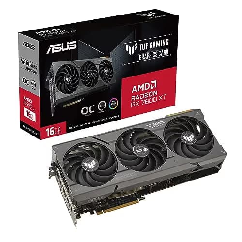 Asus TUF GAMING OC Radeon RX 7800 XT 16GB GDDR6 White main image
