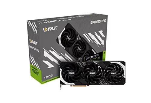 Palit GamingPro GeForce RTX 4070 12GB GDDR6X Black / Silver image