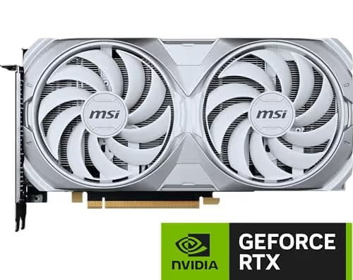 MSI GeForce RTX 4070 Ti SUPER 16G VENTUS 2X WHITE OC GDDR6X image