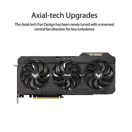 Asus TUF GAMING OC V2 GeForce RTX 3080 10GB LHR 10GB GDDR6X Black image