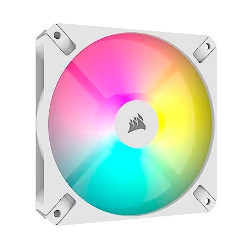 Corsair iCUE AR120 120mm White Digital RGB PWM 59 CFM 1-Pack main image