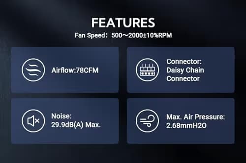 ID-COOLING AF-127-ARGB-K 120mm Black PWM image