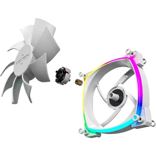 Montech AX120 120mm White Addressable RGB PWM 59 CFM 1-Pack image
