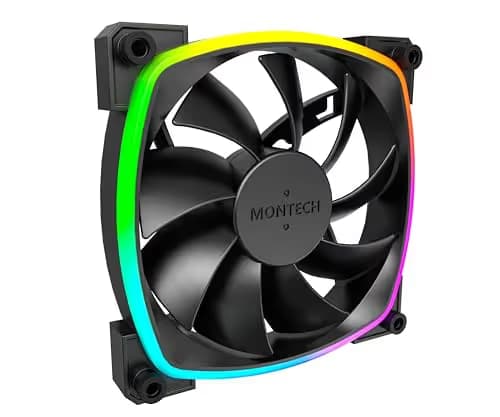 Montech AX120 120mm Black Addressable RGB PWM image