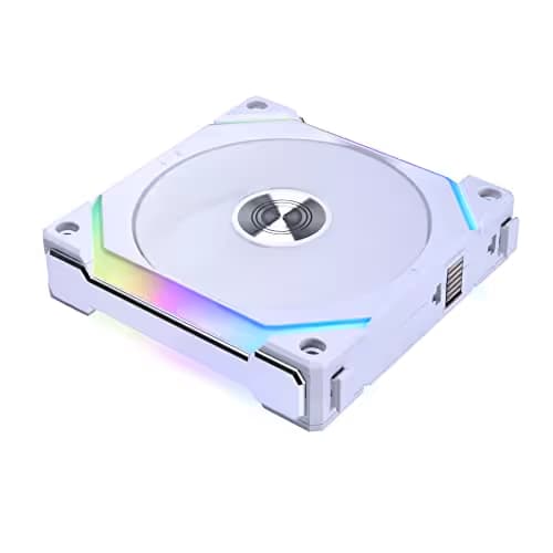 Lian Li UNI FAN SL V2 120mm White Addressable RGB PWM 64.5 CFM 5-Pack image