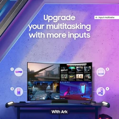Samsung Odyssey Ark 2nd Gen 55" 4K 165Hz Mini LED VA Curved Monitor image