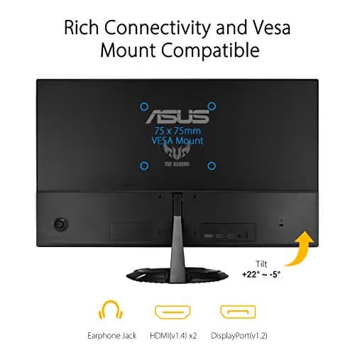 Asus TUF Gaming VG249Q1R 23.8" 1080p 165Hz IPS Monitor image