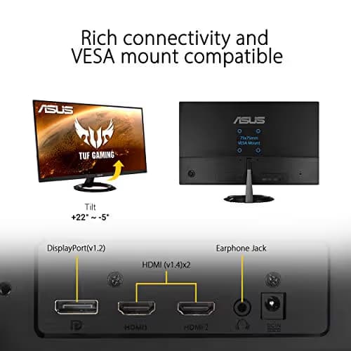 Asus TUF Gaming VG279Q1R 27" 1080p 144Hz IPS Monitor image