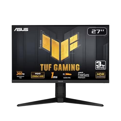 Asus TUF Gaming VG27AQML1A 27" 1440p 260Hz IPS Monitor image
