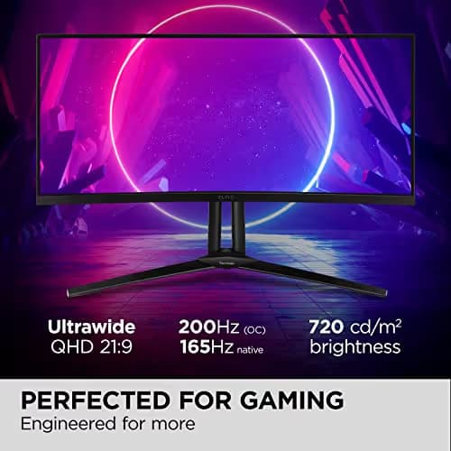 ViewSonic XG341C-2K 34" 3440x1440 200Hz Mini LED VA Curved Monitor image