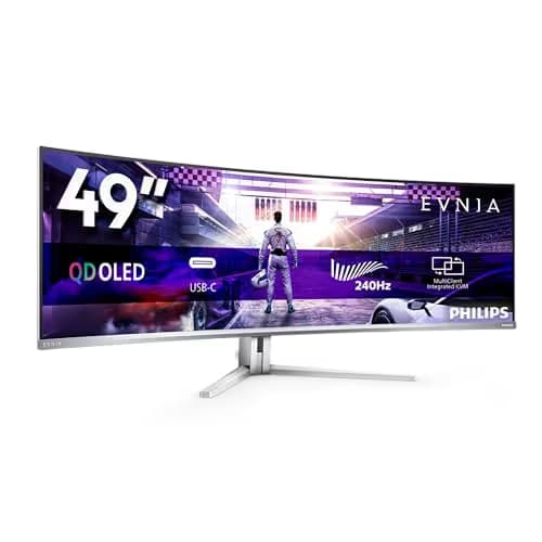 Philips Evnia 49M2C8900 48.9" 5120x1440 240Hz QD-OLED Curved Monitor image
