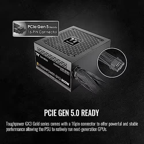 Thermaltake Toughpower GX3 Black 850W Non-Modular 80+ Gold Certified image