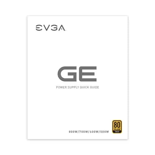 EVGA GE Black ATX 700W Non-Modular 80+ Gold Certified image