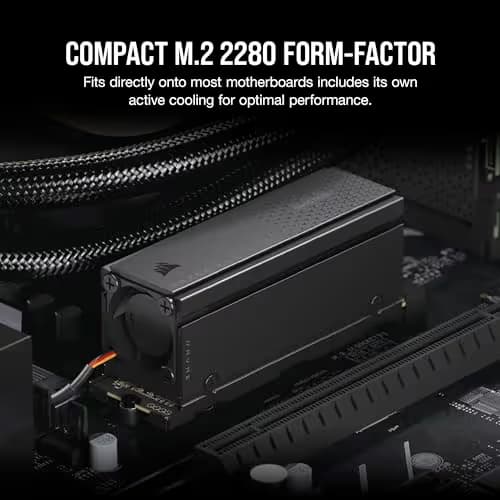 Corsair MP700 PRO w/Heatsink 2TB M.2-2280 SSD PCIe 5.0 X4 NVME image