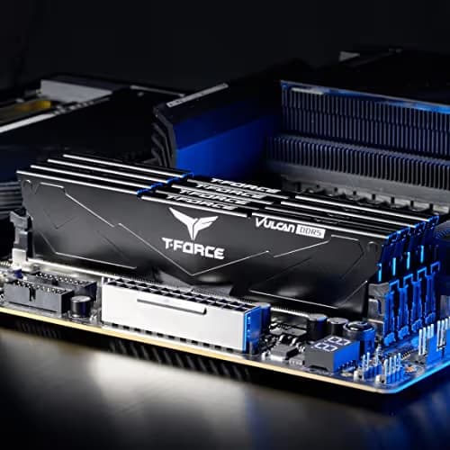 TEAMGROUP T-Force Vulcan Black / Silver DDR5-6400 CL32 32GB (2x16GB) image