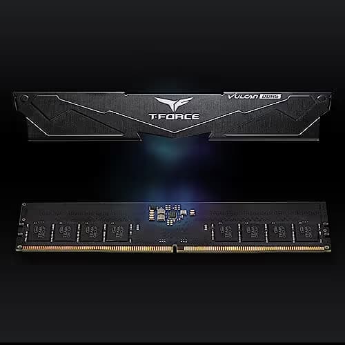TEAMGROUP T-Force Vulcan Black / Silver DDR5-6400 CL32 32GB (2x16GB) image