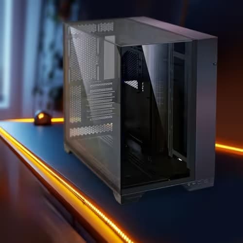 Lian Li O11 Vision ATX Mid Tower Black Tempered Glass Side Panel image