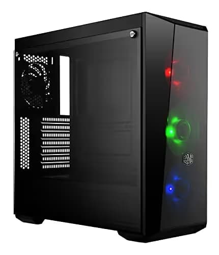 Cooler Master MasterBox Lite 5 RGB ATX Mid Tower Black Tempered Glass Side Panel, RGB, USB 3.2 Gen 1 Type-A main image