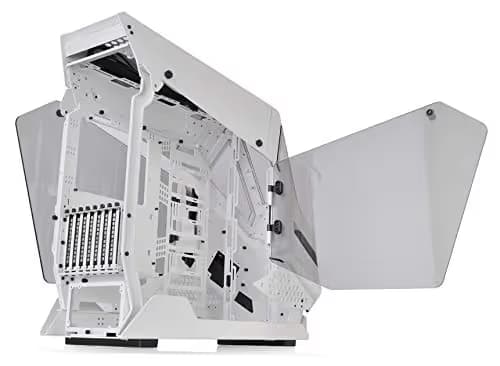 Thermaltake AH T600 Snow ATX Full Tower White / Black Tempered Glass Side Panel, Front Panel: USB 3.2 Gen 2 Type-C, USB 3.2 Gen 1 Type-A, USB 2.0 Type-A image