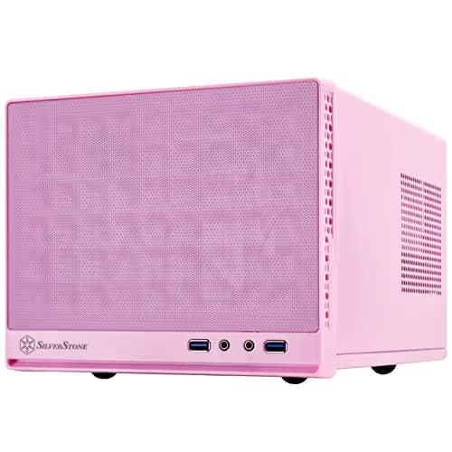 Silverstone SG13 V2 Mini-ITX Tower Pink with USB 3.2 Gen 1 Type-A image