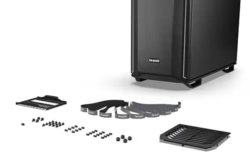 be quiet! Dark Base 701 ATX Mid Tower Black Tempered Glass Side Panel, USB 3.2 Gen 2 Type-C, USB 3.2 Gen 1 Type-A image
