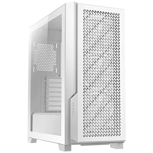 Antec P20C ATX Mid Tower White with Tempered Glass Side Panel and USB 3.2 Gen 2 Type-C, USB 3.2 Gen 1 Type-A image