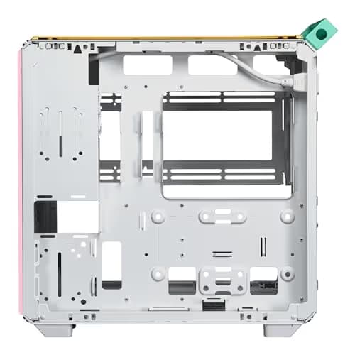 Cooler Master QUBE 500 Flatpack Macaron Edition ATX Mid Tower Multicolor with Tempered Glass Side Panel, USB 3.2 Gen 2x2 Type-C, and USB 3.2 Gen 1 Type-A image