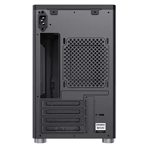 GameMax Spark Micro ATX Mid Tower Black with Tempered Glass Side Panel and USB 3.2 Gen 1 Type-C / USB 3.2 Gen 1 Type-A image