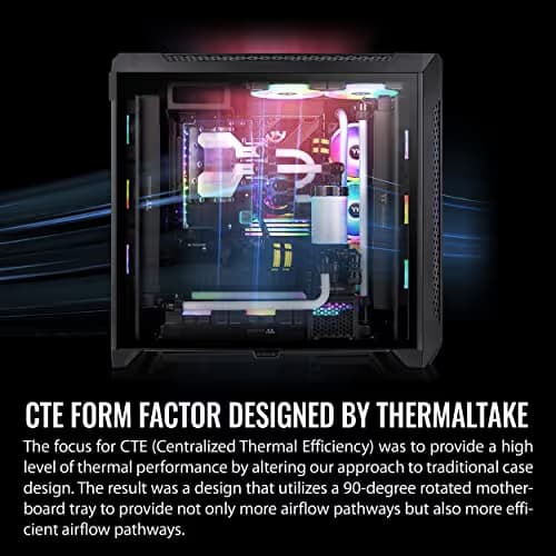 Thermaltake CTE C750 Air ARGB ATX Full Tower Black Tempered Glass image