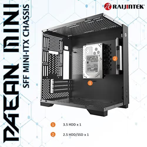 RAIJINTEK PAEAN MINI Mini ITX Tower Case image