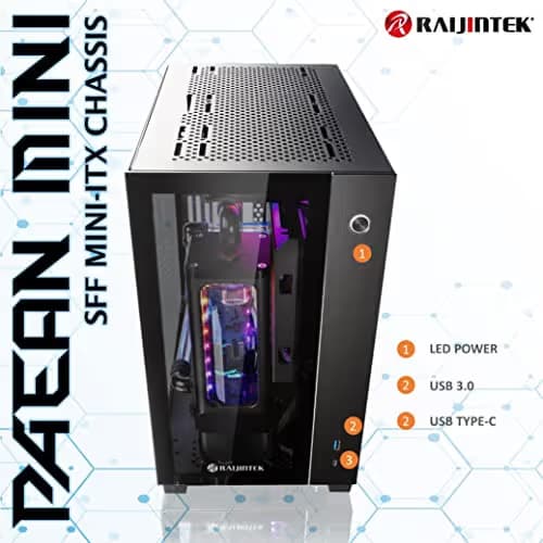 RAIJINTEK PAEAN MINI Mini ITX Tower Case image