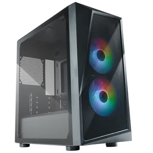 Cooler Master CMP 320 Micro ATX Mid Tower Black Tempered Glass Side Panel image