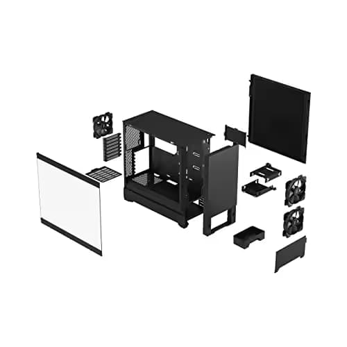 Fractal Design Pop Silent ATX Mid Tower Black Tempered Glass Side Panel image