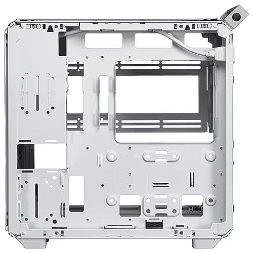 Cooler Master QUBE 500 Flatpack ATX Mid Tower White with Tempered Glass Side Panel, USB 3.2 Gen 2x2 Type-C, USB 3.2 Gen 1 Type-A image