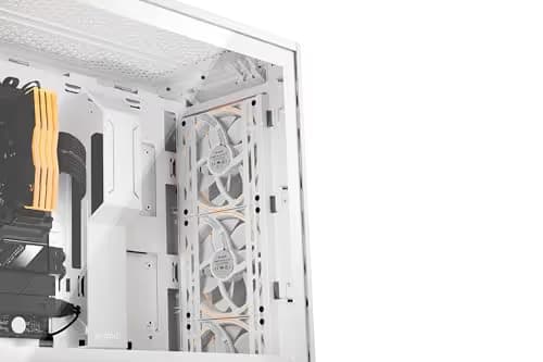be quiet! Shadow Base 800 FX ATX Mid Tower White with Tempered Glass Side Panel and USB 3.2 Gen 2 Type-C USB 3.2 Gen 1 Type-A image