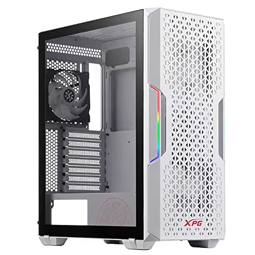 ADATA XPG STARKER AIR ATX Mid Tower White / Black with Tempered Glass Side Panel and USB 3.2 Gen 1 Type-A main image