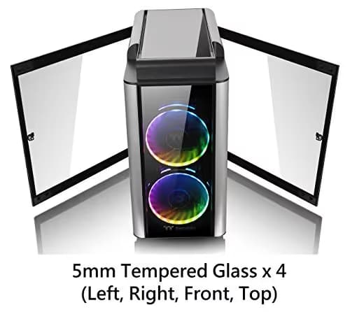 Thermaltake Level 20 GT RGB Plus ATX Full Tower Black / Silver Tempered Glass Side Panel image