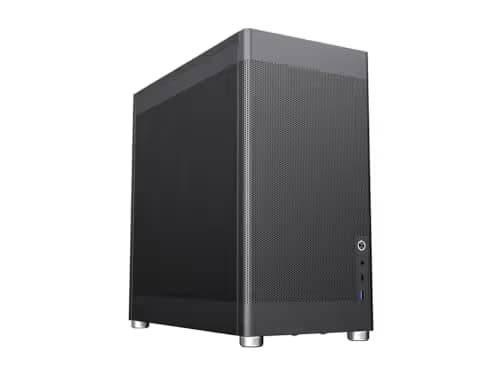 GameMax MeshBox ATX Mid Tower Black Mesh Side Panel, USB 3.2 Gen 2 Type-C, USB 3.2 Gen 1 Type-A image