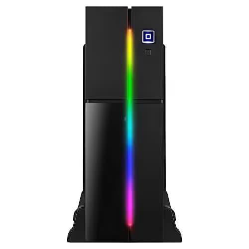Aerocool Playa ATX Mid Tower Black Tempered Glass Side Panel, USB 3.2 Gen 1 Type-A Front Panel image