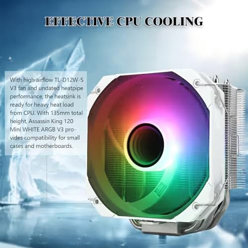 Thermalright Assassin King 120 Mini Air 135mm ARGB V3 White/Silver image