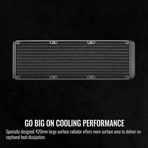 Thermaltake TOUGHLIQUID Ultra RGB 107 CFM Water 420mm Black image