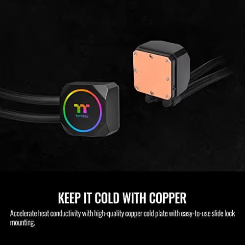 Thermaltake TOUGHLIQUID Ultra RGB 107 CFM Water 420mm Black image