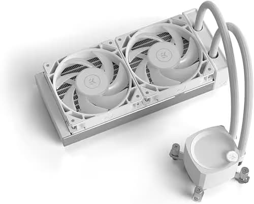 EK EK-Nucleus Water 240mm Lux D-RGB 72 CFM White image