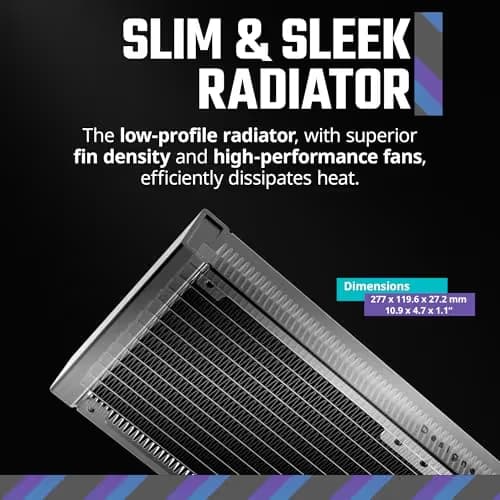 Cooler Master MasterLiquid 240 Atmos Water 240mm 70.7 CFM Black image