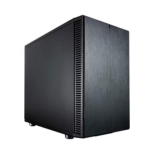 Fractal Design Define Nano S Mini-ITX Desktop Black with Acrylic Side Panel and USB 3.2 Gen 1 Type-A image