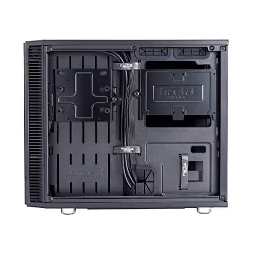 Fractal Design Define Nano S Mini-ITX Desktop Black with Acrylic Side Panel and USB 3.2 Gen 1 Type-A image
