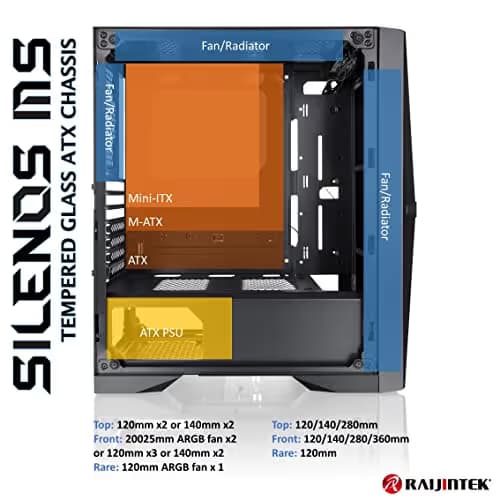 RAIJINTEK Silenos ATX Mid Tower Case image